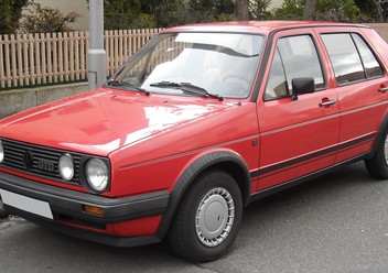 Listwy drzwiowe zewnętrzne Volkswagen Golf II